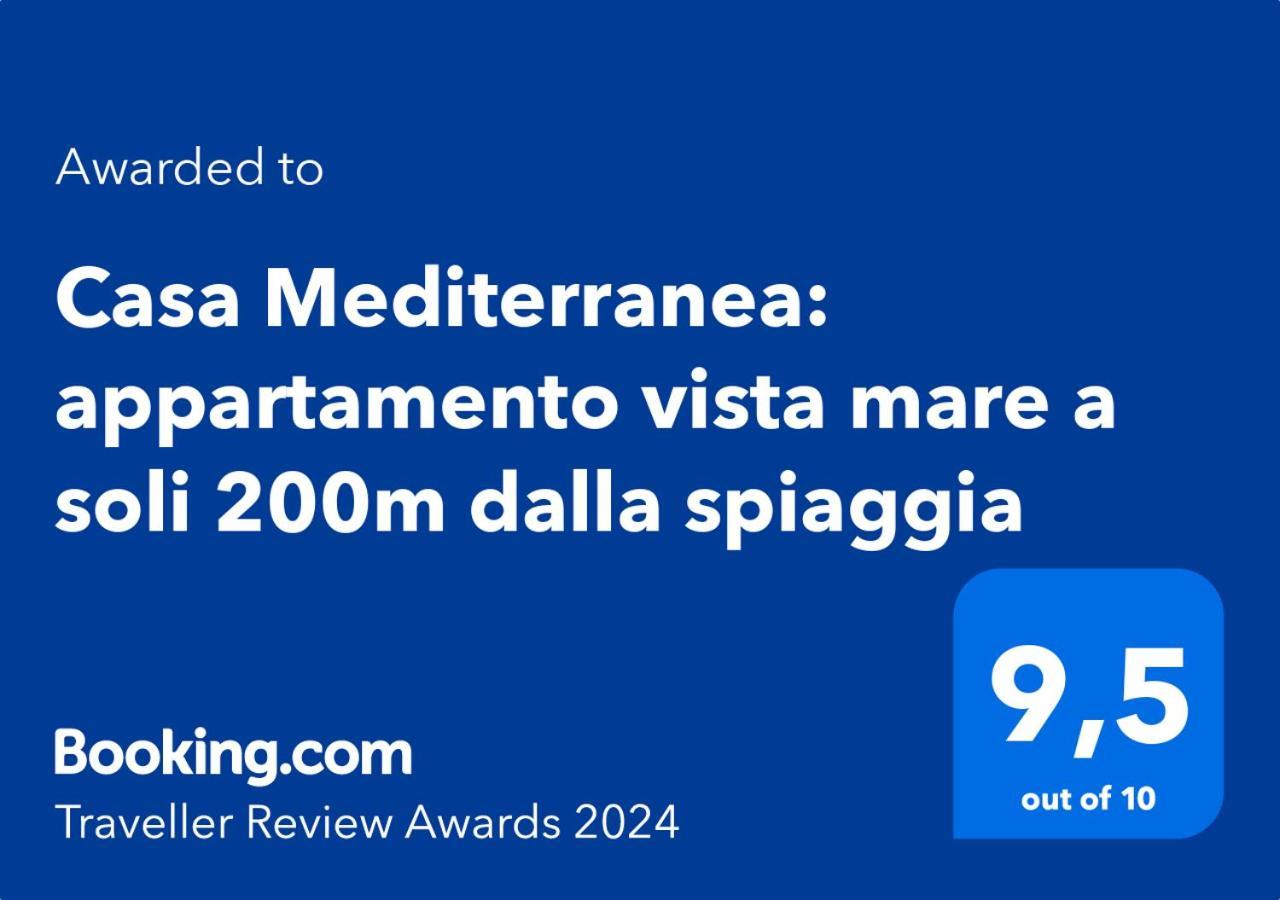 Casa Mediterranea: Appartamento Vista Mare A Soli 200M Dalla Spiaggia Sperlonga Kültér fotó
